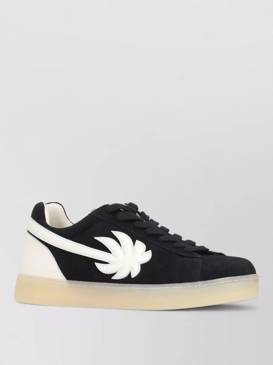 Palm Angels Leather Low-Top Sneakers