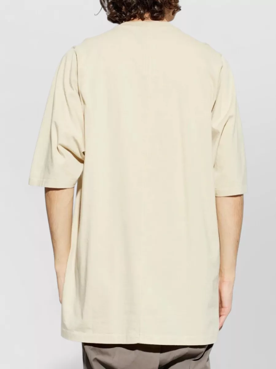 Rick Owens Relaxed Crew Neck Short Sleeve T Shirt