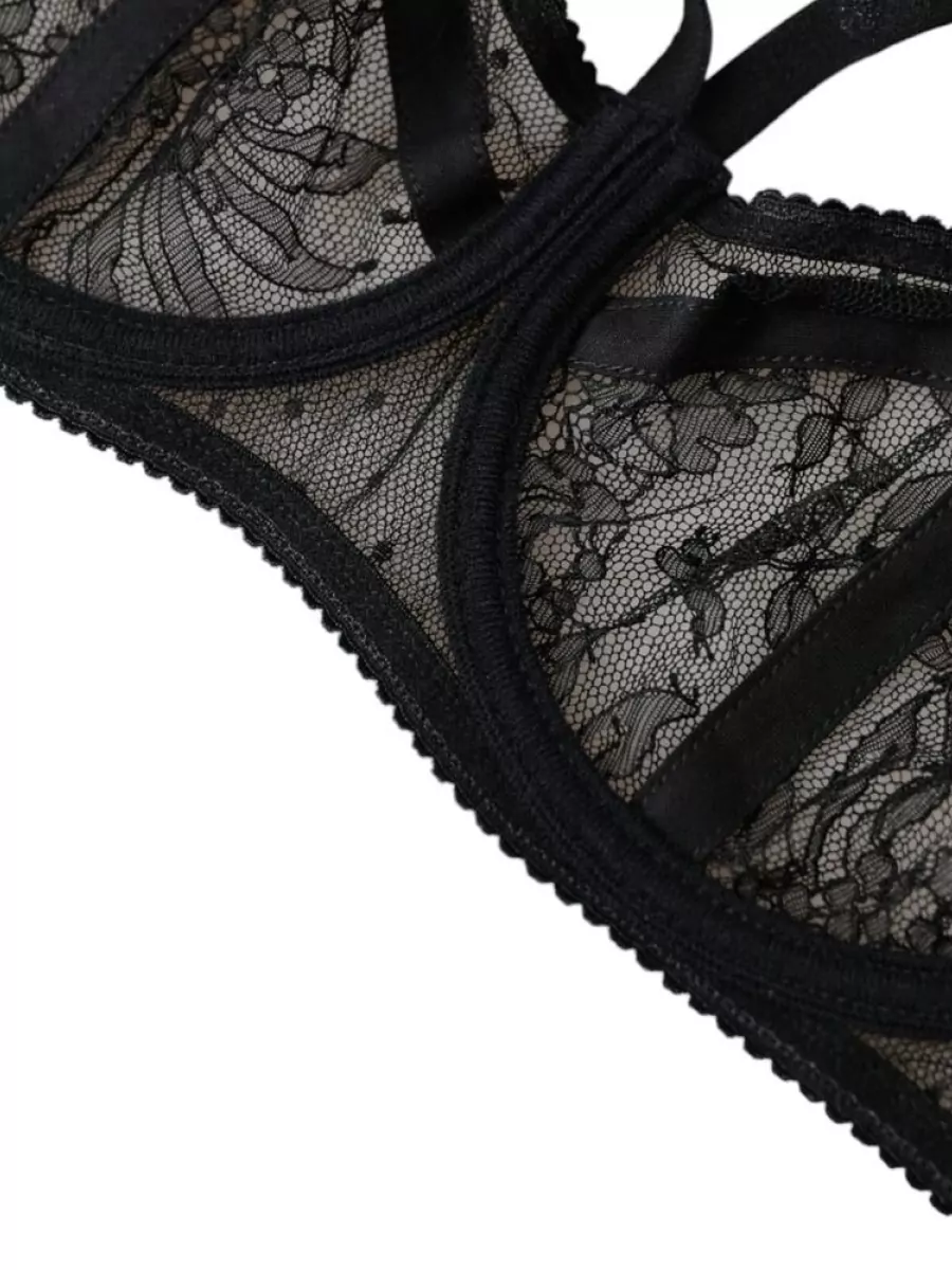 Dolce&Gabbana Floral Lace Balconette Bra