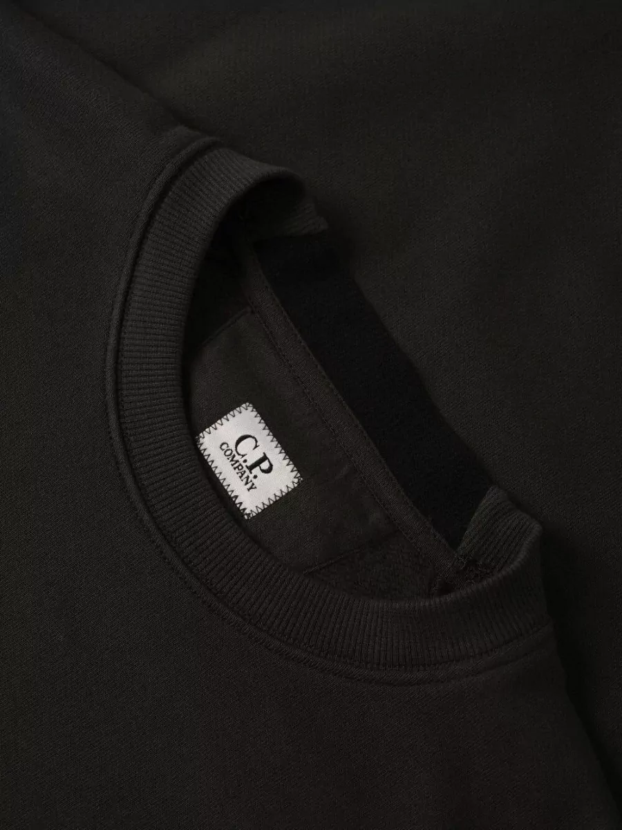 C.p. Company Cotton Crew Neck Long-Sleeve Sweater