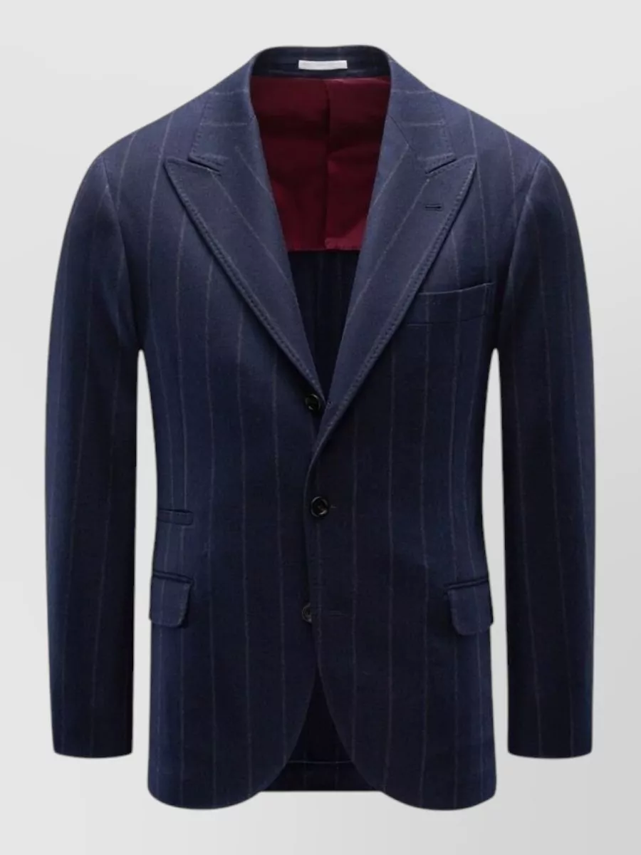 Brunello Cucinelli wool silk cashmere blazer