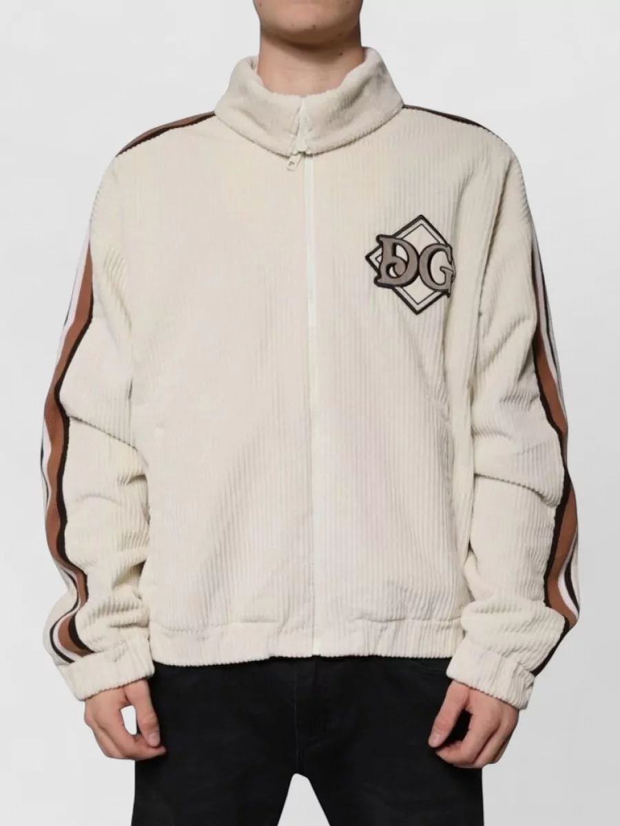 Dolce&Gabbana Cotton corduroy single-breasted jacket