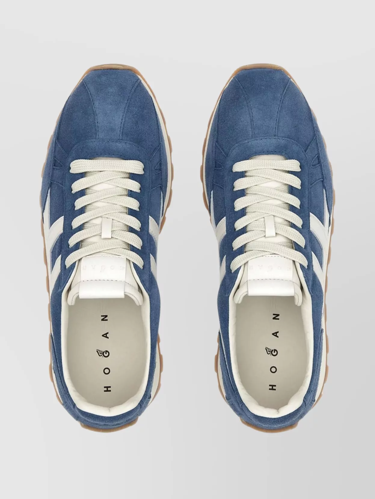 Hogan Sneakers With Contrast Stripes And Rubber Sole