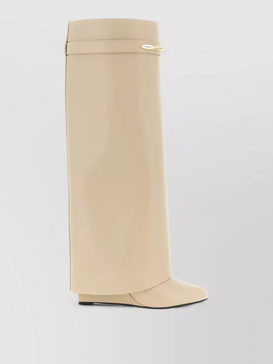 Givenchy Shark Pinch Boots Pointed Toe High Shaft