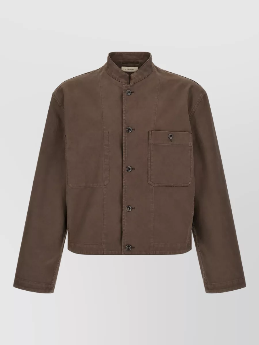 Lemaire cotton single breasted jacket