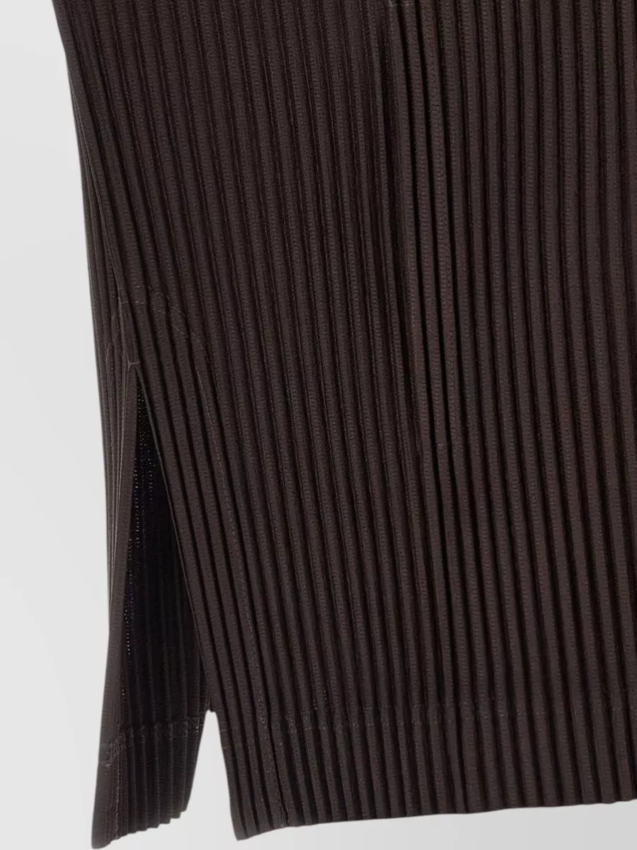 Homme Plisse Issey Miyake Pleated Single-Breasted Coat