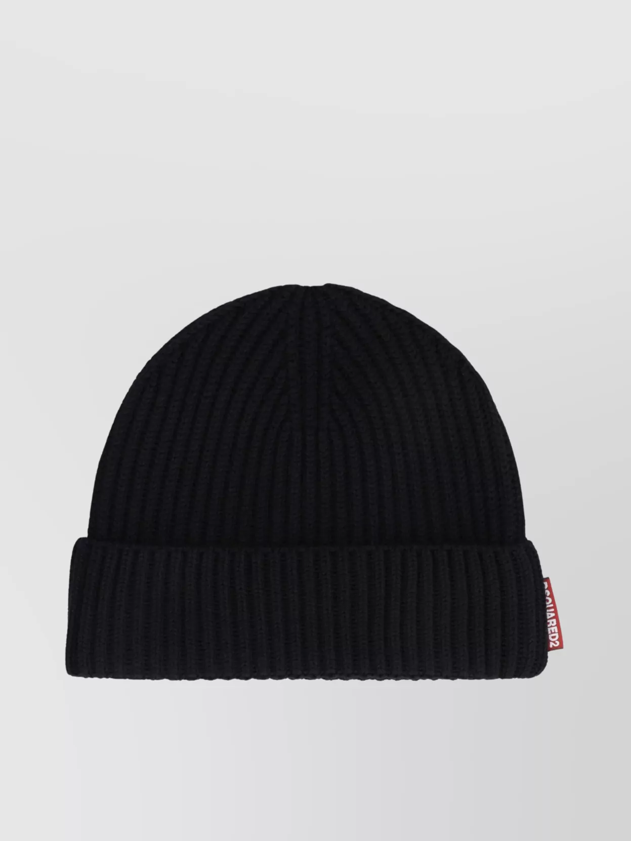 Dsquared2 Knit Ribbed Hat And Scarf Set
