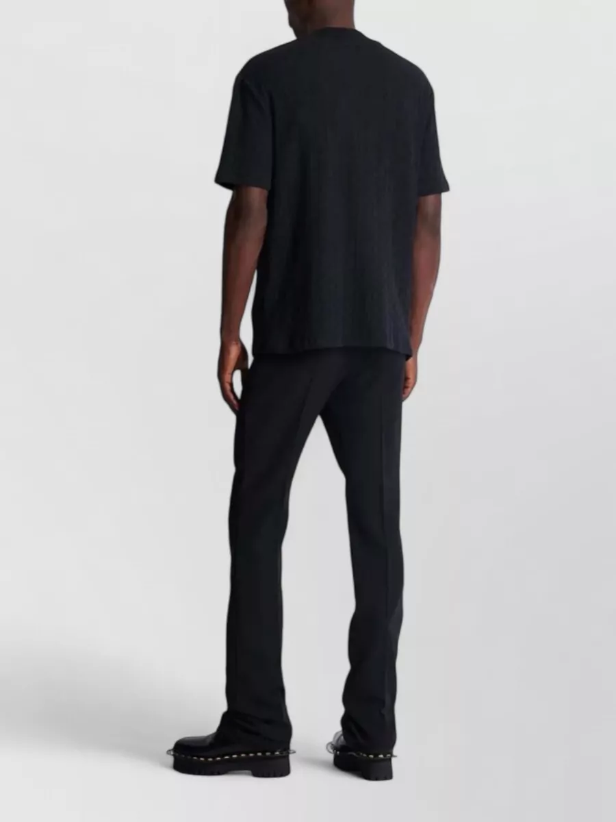 Balmain Monogram Terrycloth Regular-Fit T-Shirt