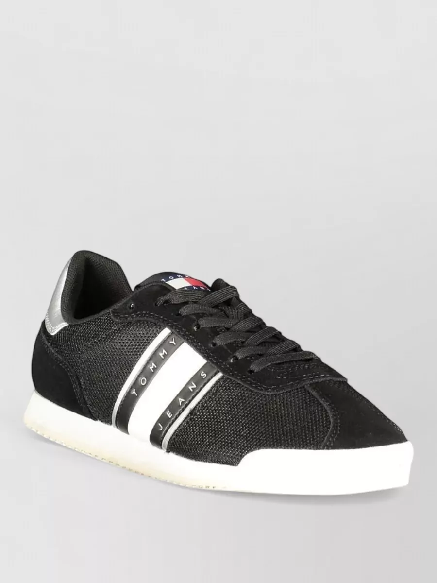 Tommy Hilfiger Polyester lace-up sneakers