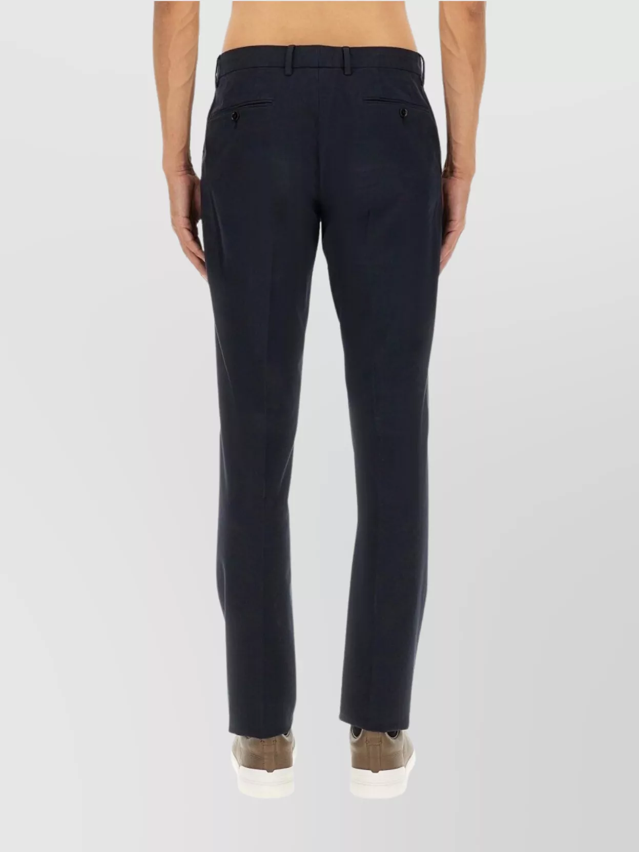 Zegna Tailored Trousers With Side And Back Pockets