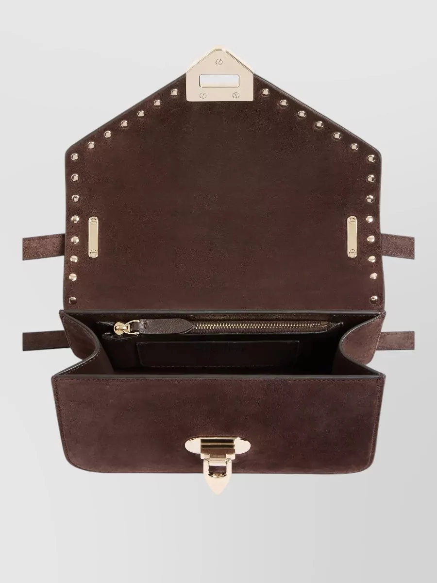 Valentino Leather Rockstud Small Shoulder Bag