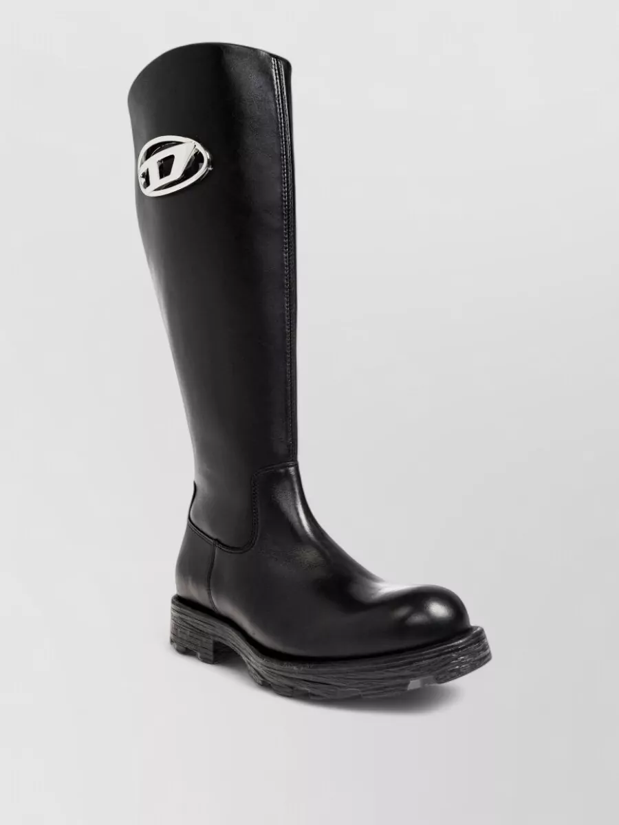 Diesel leather ankle boots