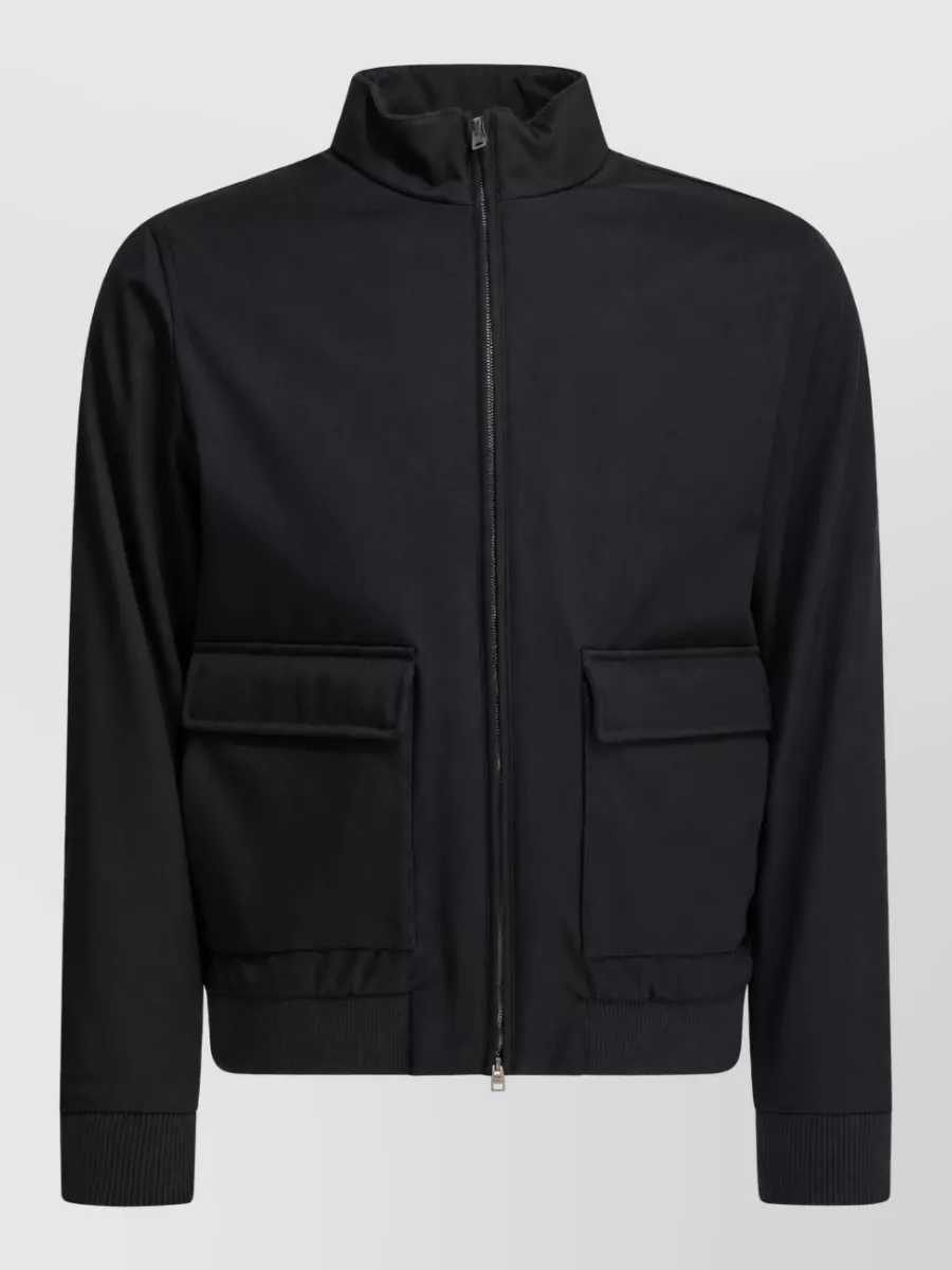Herno wool padded bomber jacket