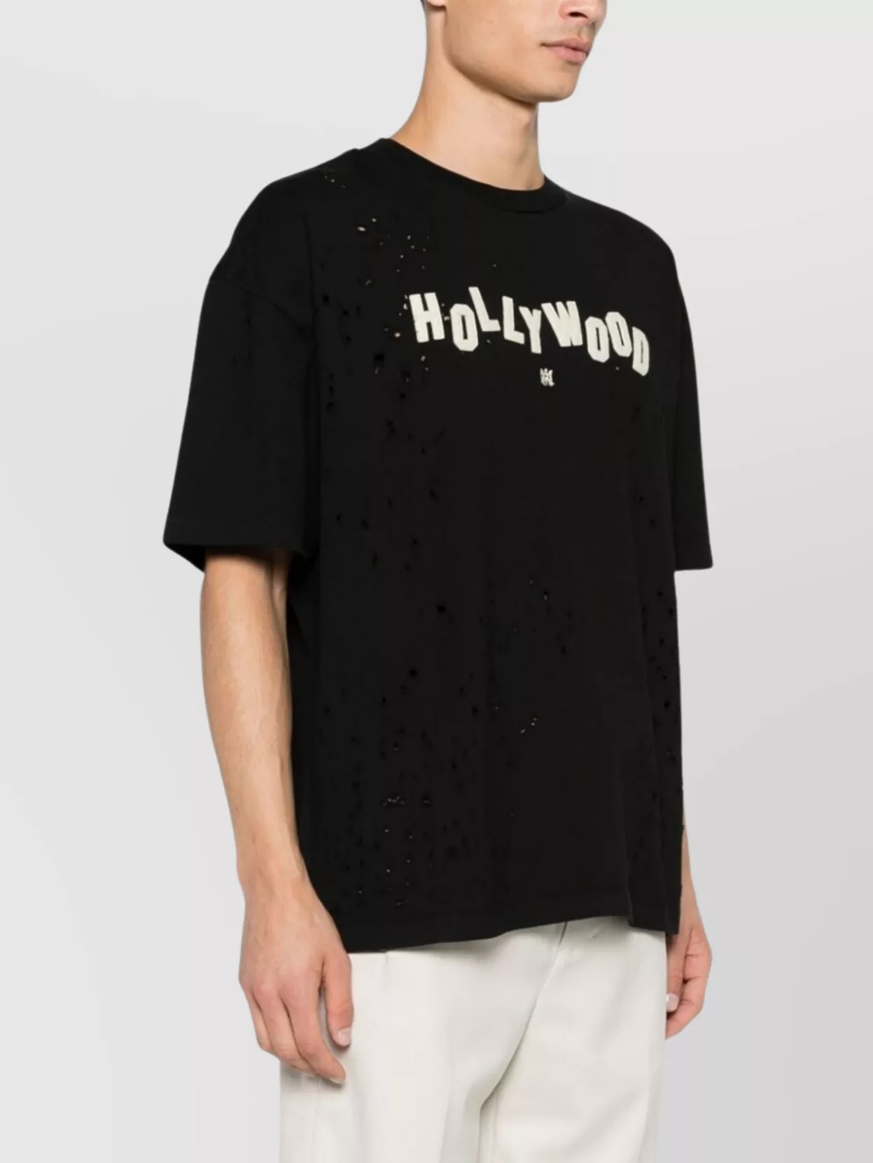 Amiri Hollywood Shotgun Crew Neck T-Shirt