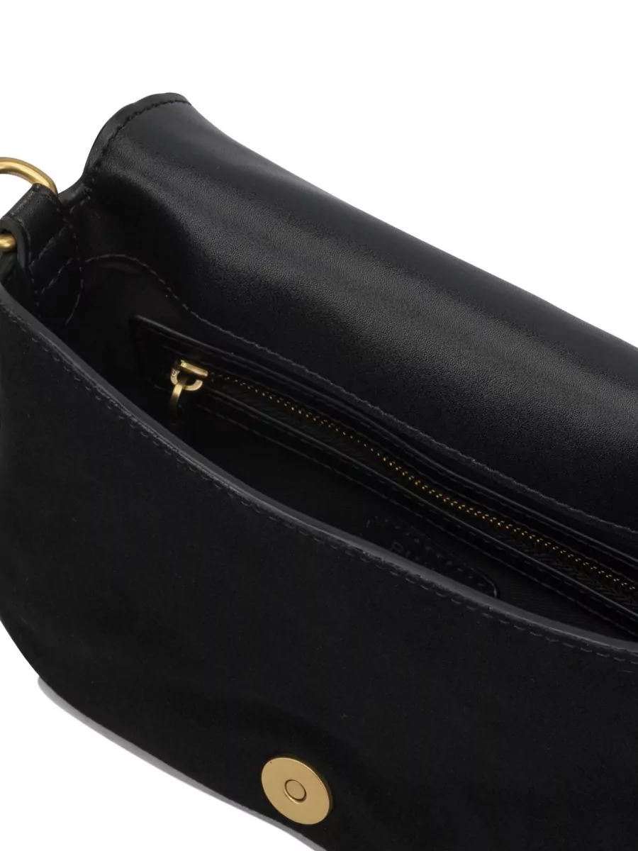 Pinko Love Bag Leather Clutch Bag