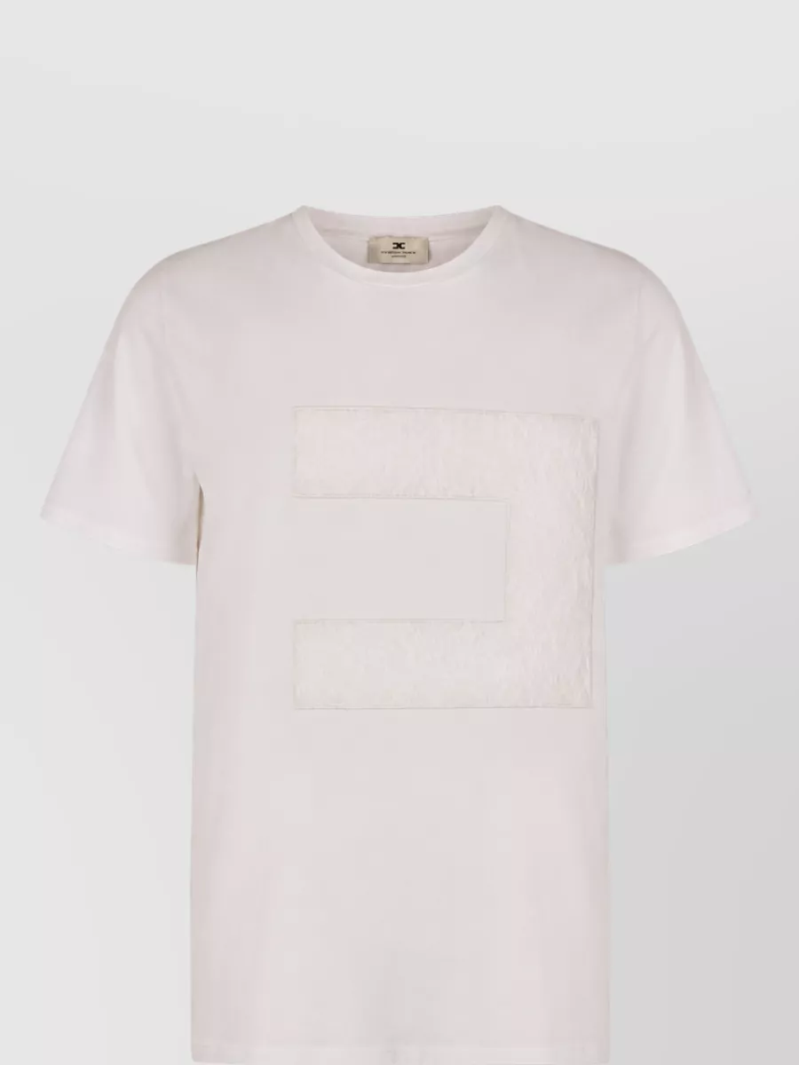 Elisabetta Franchi viscose crew-neck t-shirt