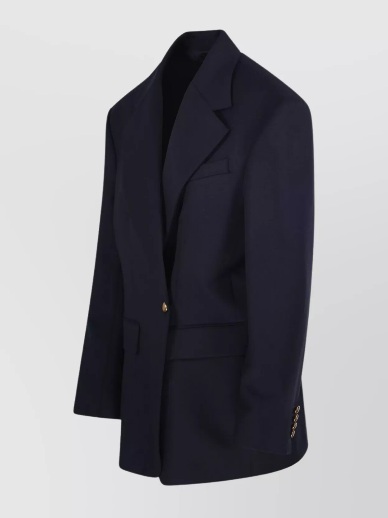 Parosh Flap Pockets Lapel Jacket