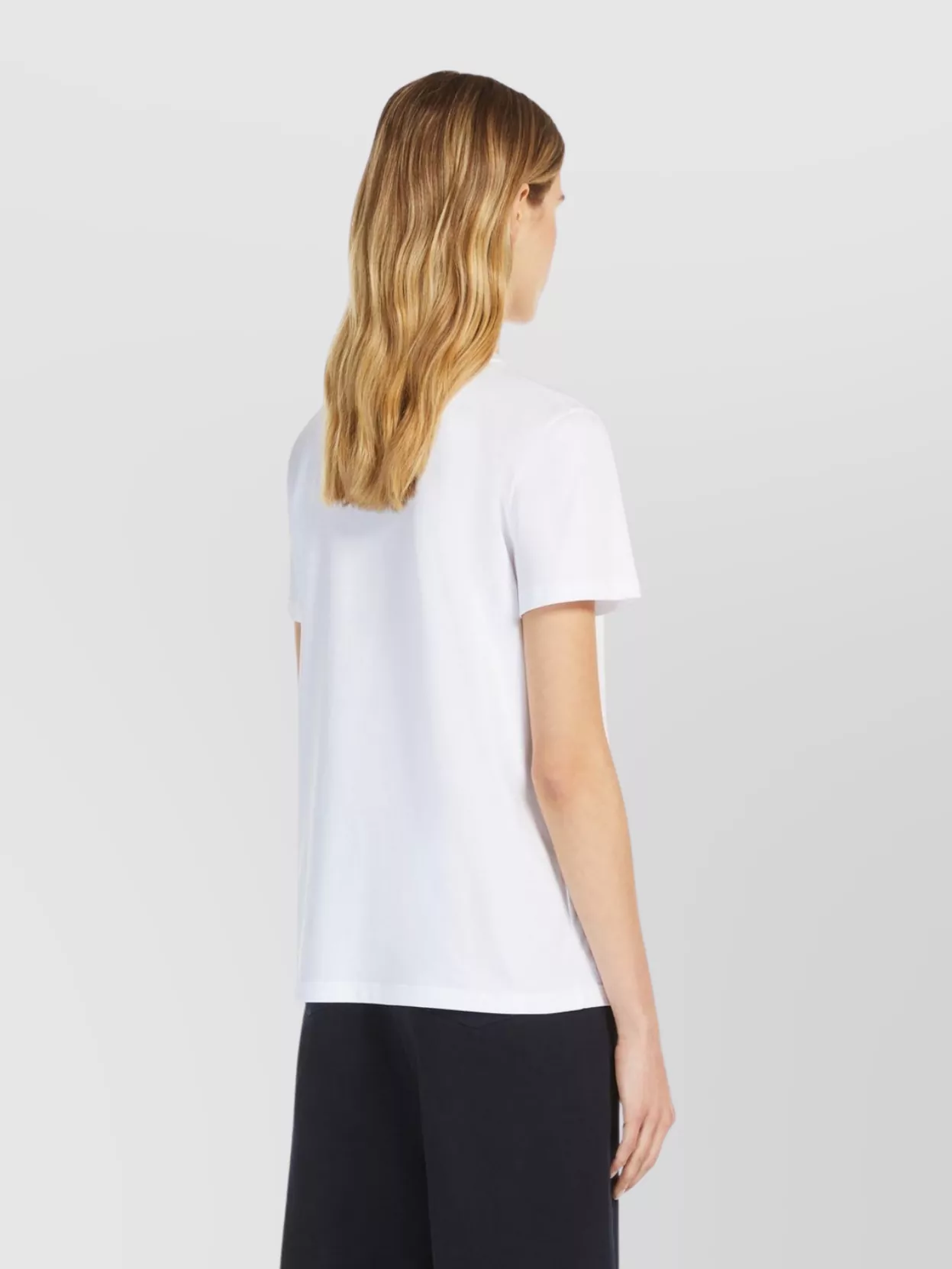 Max Mara Anchor Patch Crew Neck T-Shirt