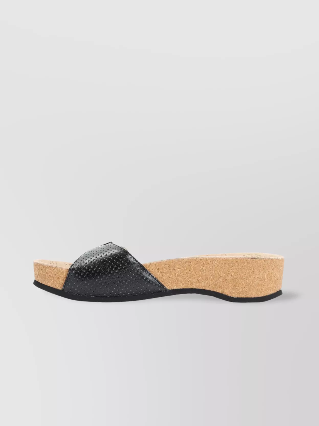 Balenciaga Round Toe Leather Sandals