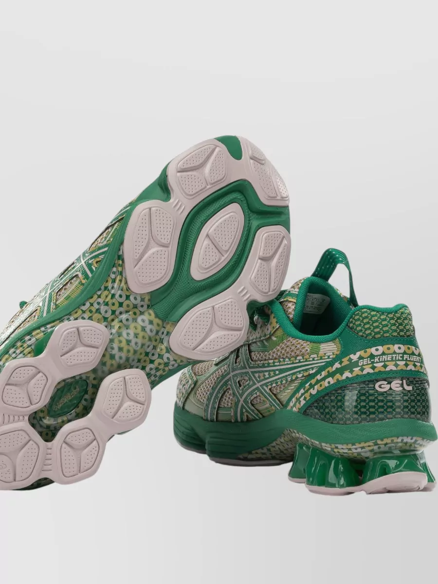 Asics Synthetic Leather Us7-S Gel-Kinetic Fluent Low-Top Sneakers