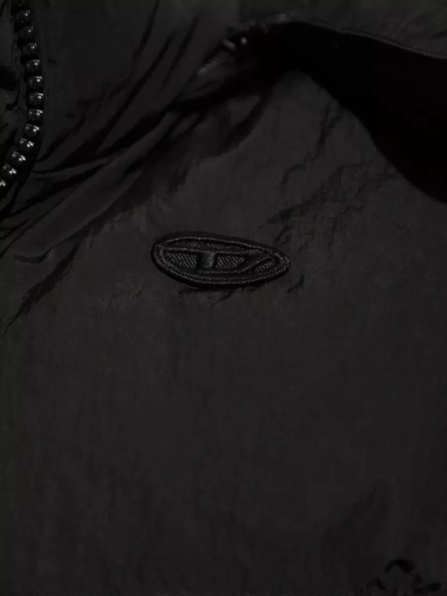 Diesel Down Hooded Parka Coat