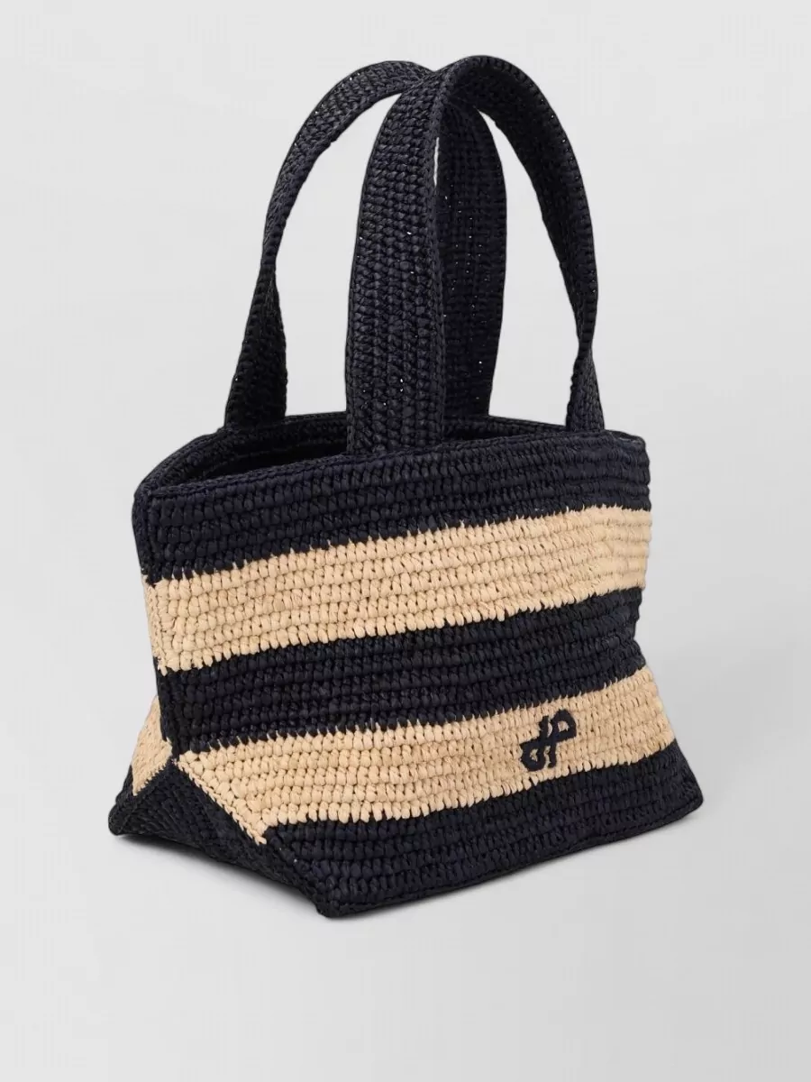 Patou Raffia Tote Bag