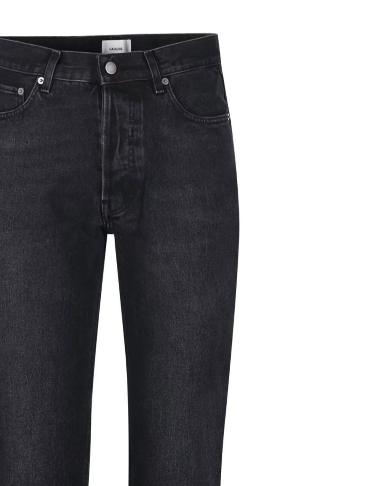 Haikure Slim Jeans Featuring Belt Loops