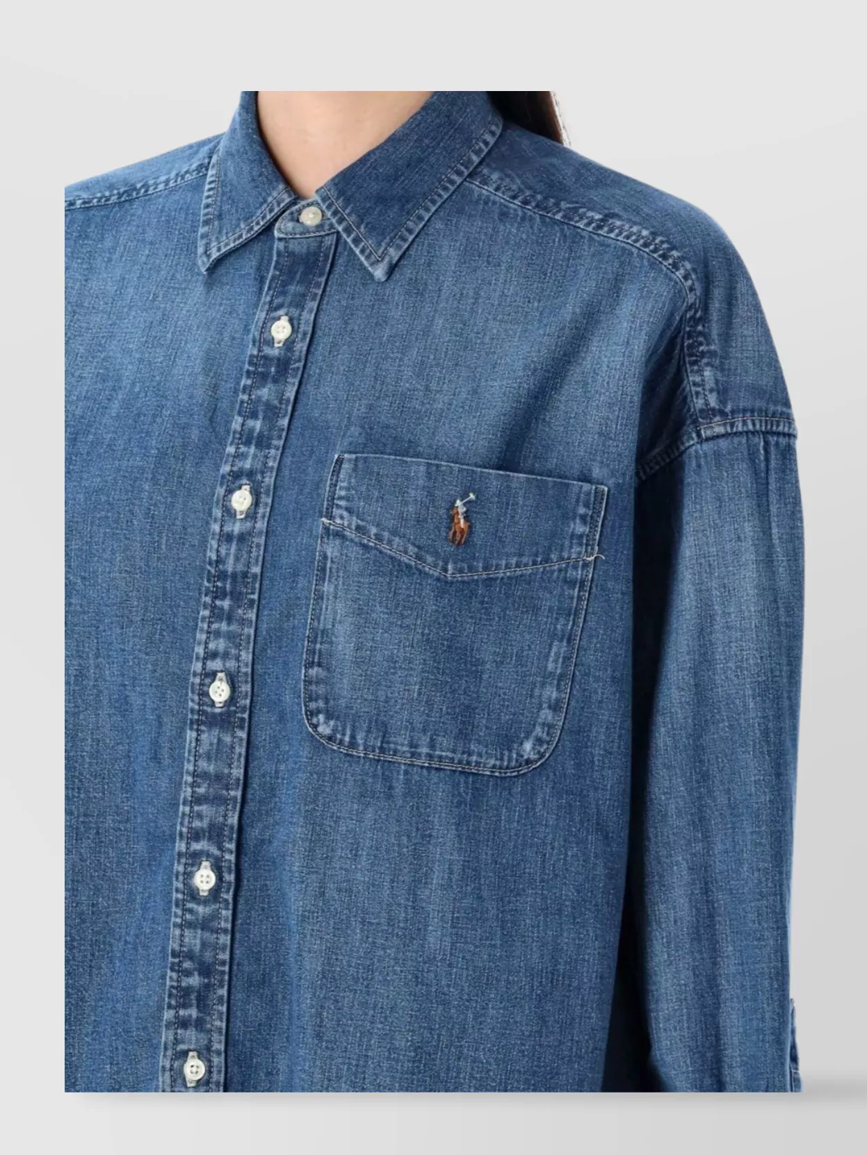 Polo Ralph Lauren Overshirt Denim Chest Pocket