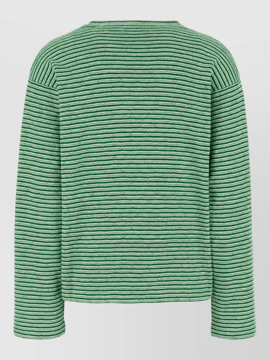 Miu Miu Cashmere Blend Oversized Knitted T-Shirt