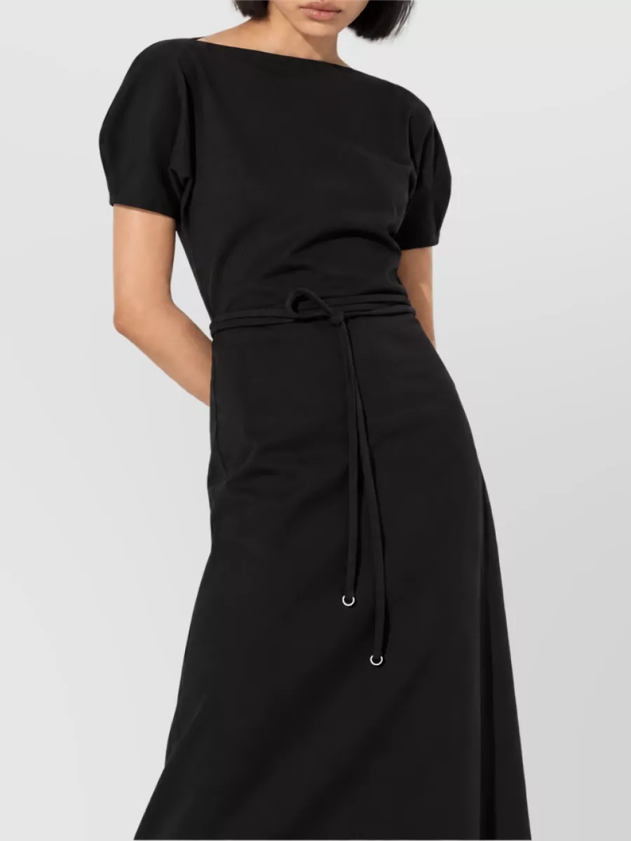 Lemaire Cotton Belted Midi Dress