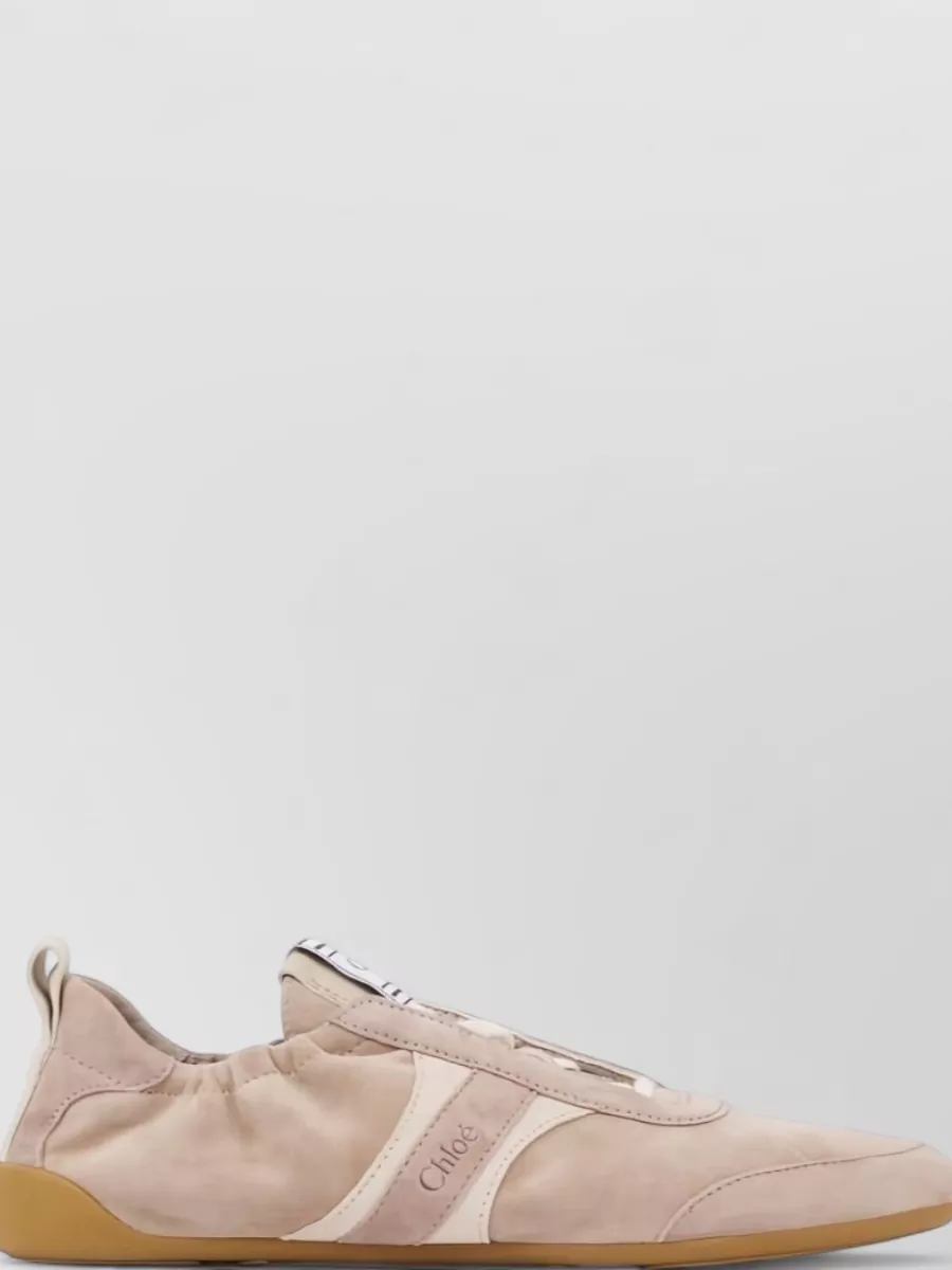 Chloé leather low-top sneakers
