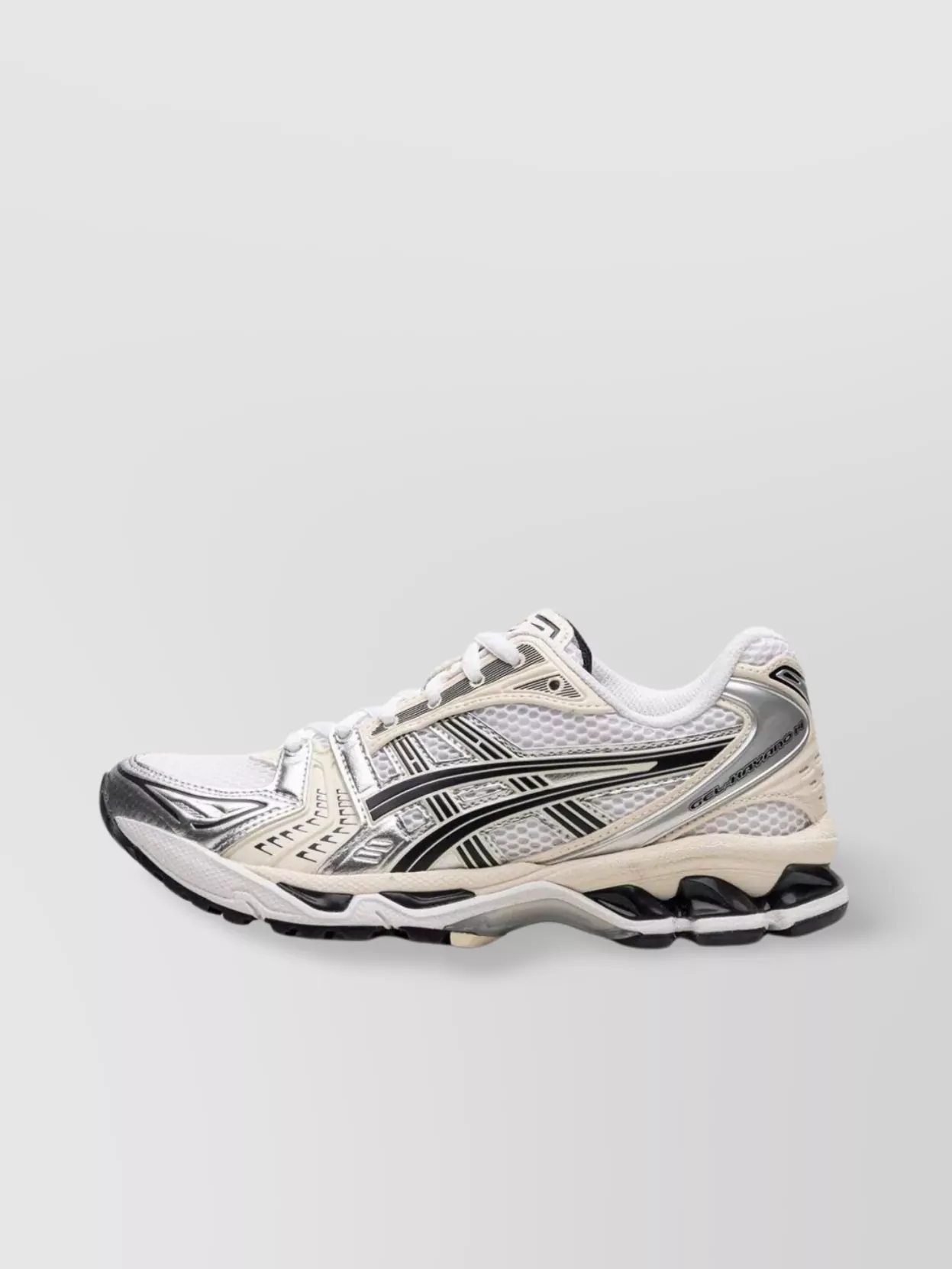 Asics Chunky Sole Leather Mesh Sneakers
