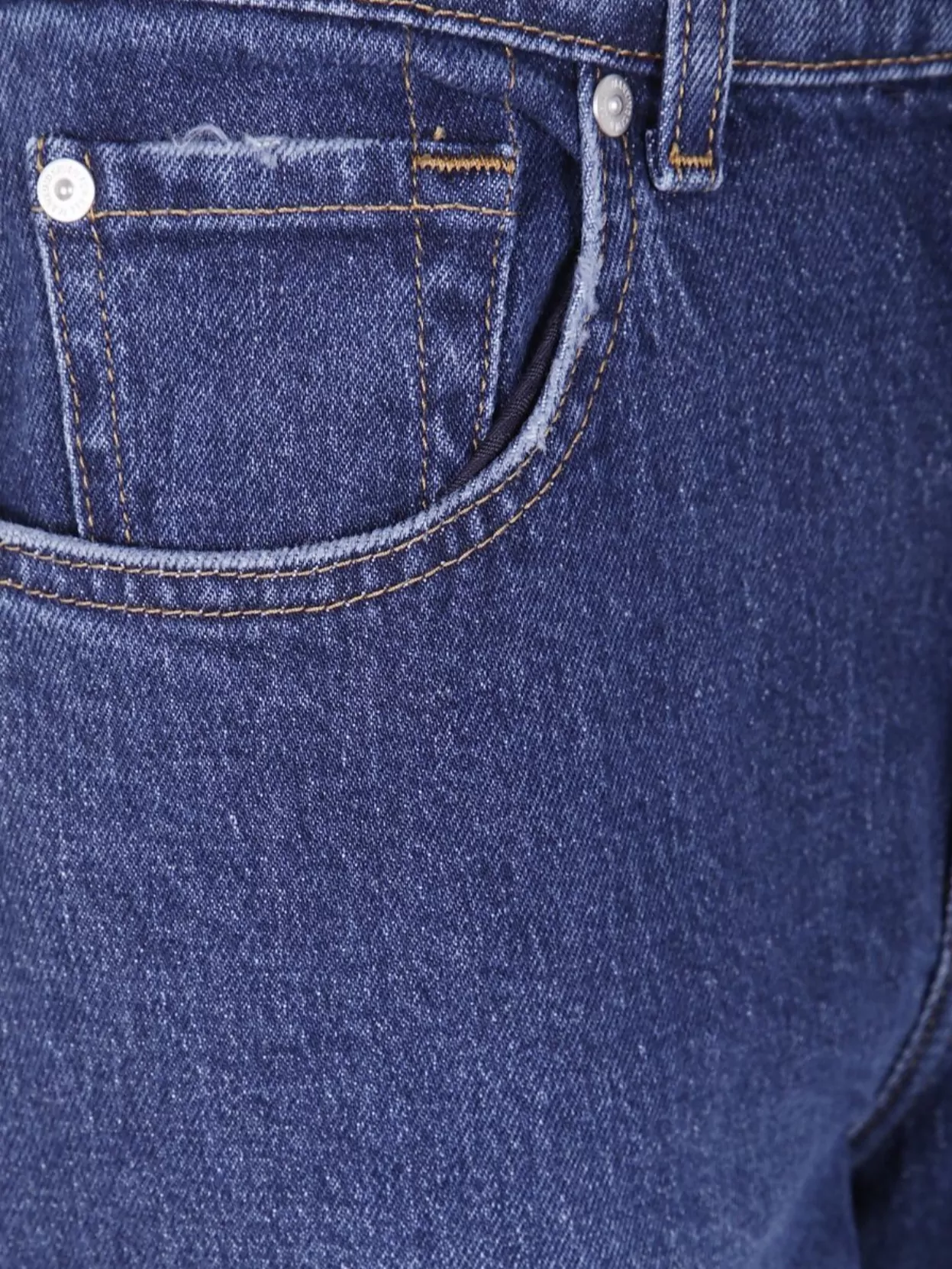 7 For All Mankind Denim Trousers With Belt Loops In Blue