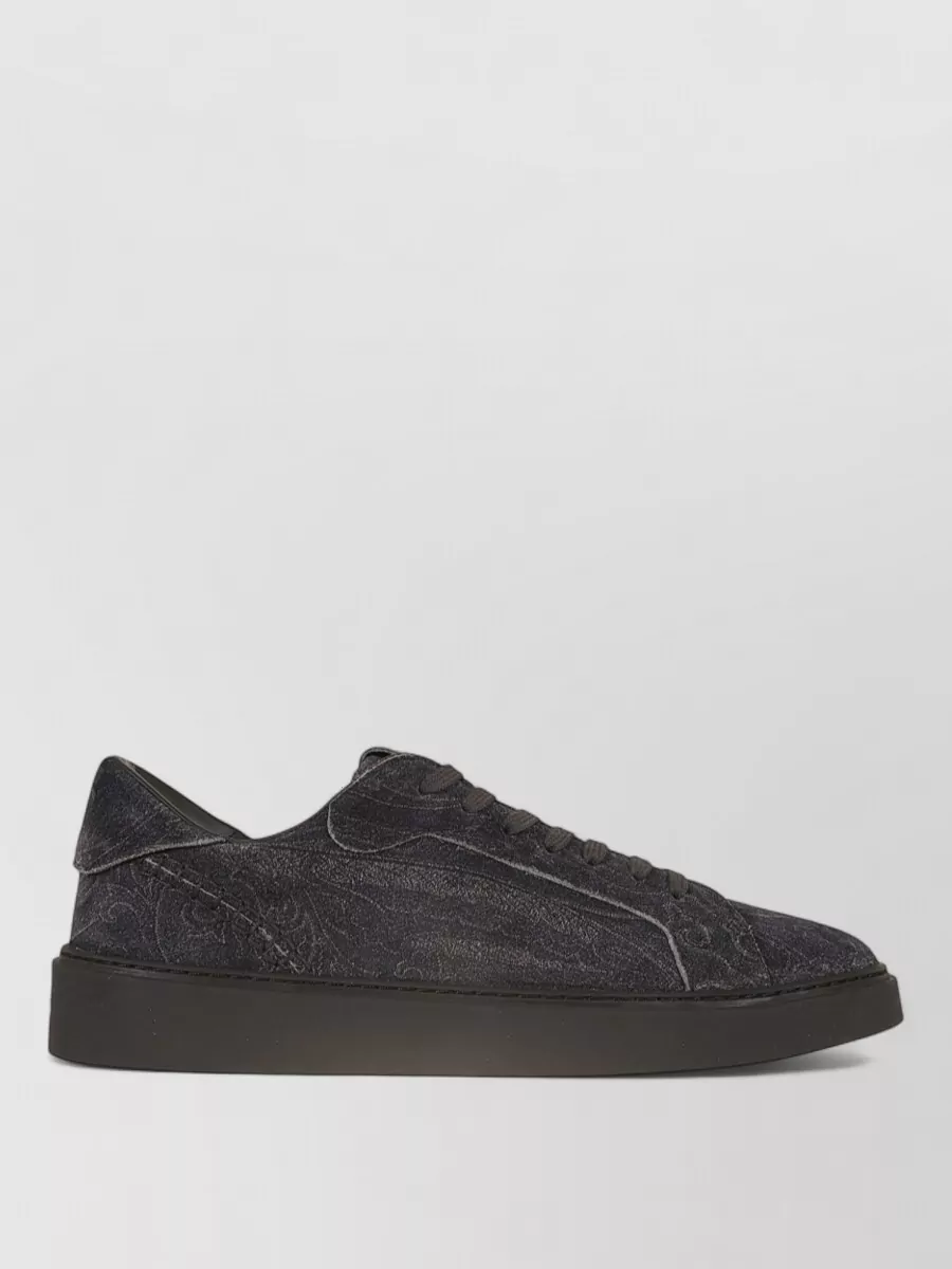 Etro Leather Low-Top Sneakers