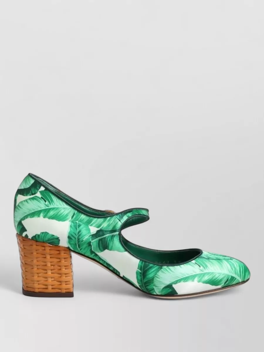 Dolce&Gabbana Silk Mary Jane Pumps