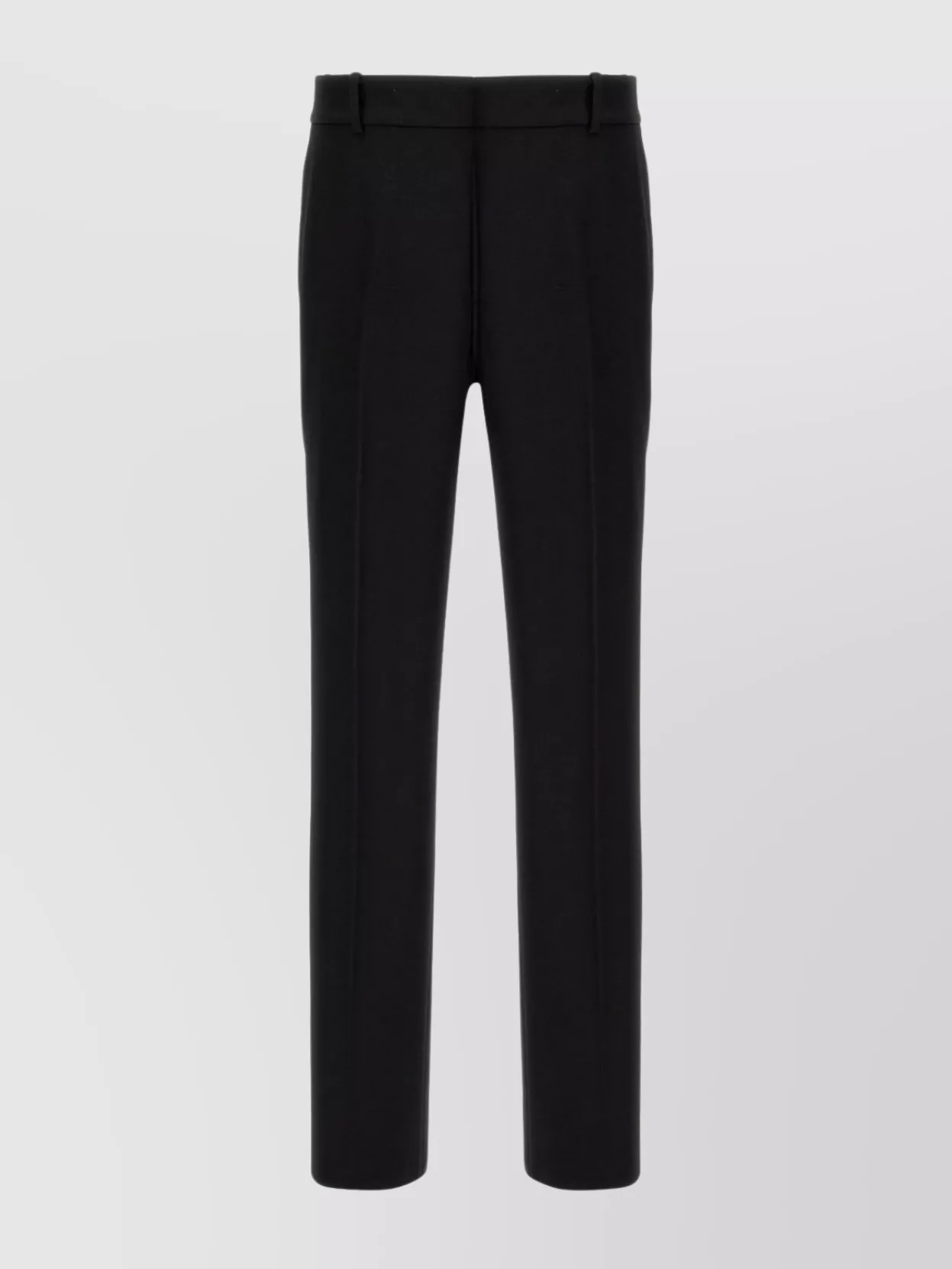 Alexander Mcqueen Slim Pants Tailored Crease Detail In Black