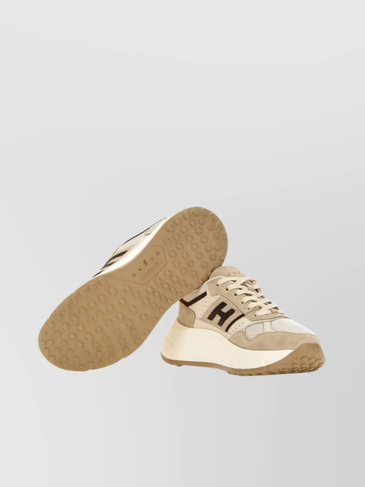 Hogan Suede And Mesh Sneakers