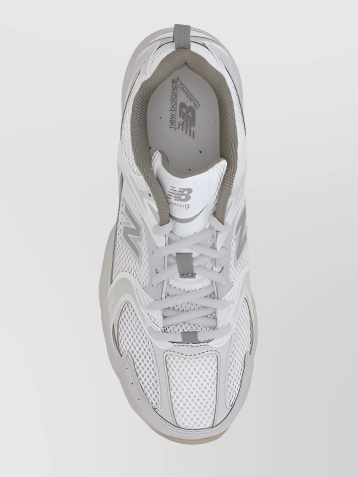 New Balance 530 Logo Patch Sneakers In White