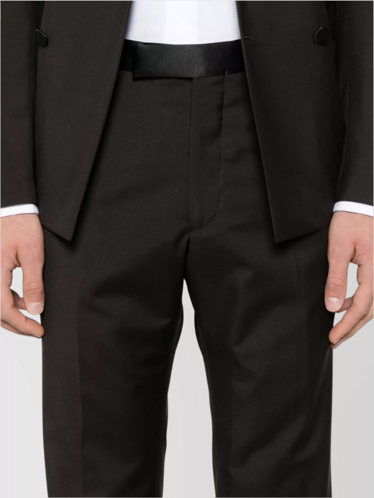 Tagliatore Bruce Suit Double-Breasted Satin Lapels