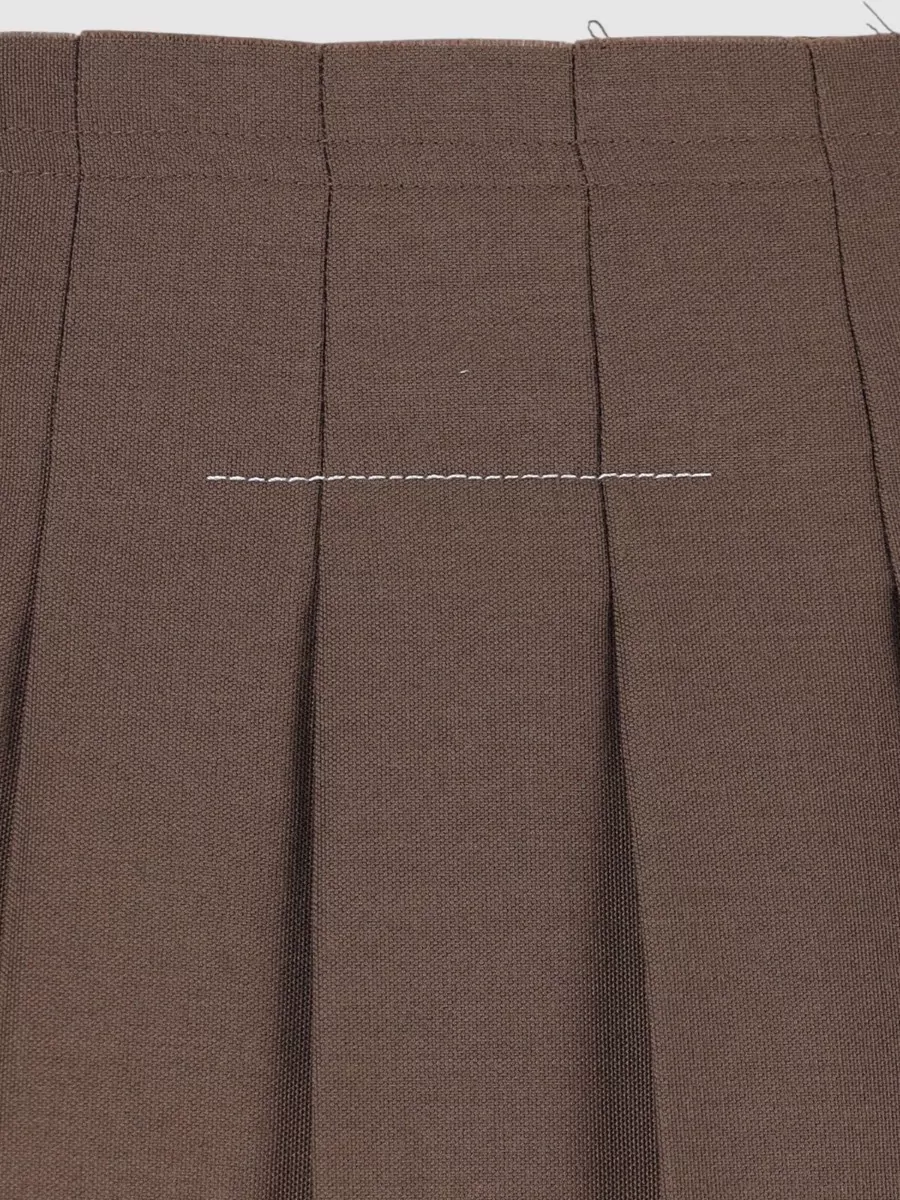 Mm6 Maison Margiela Pleated Midi Skirt