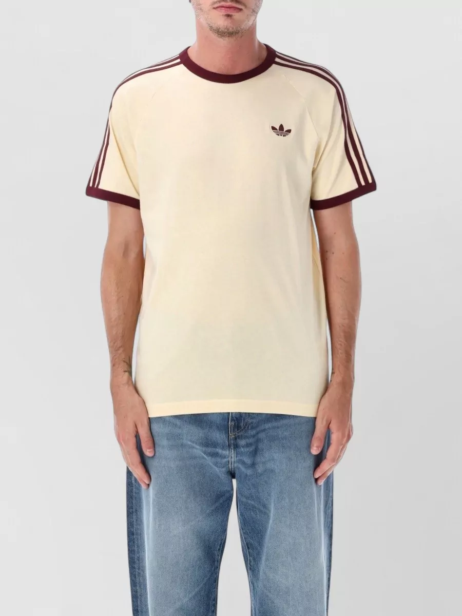 Adidas Originals cotton 3-stripes short-sleeve t-shirt