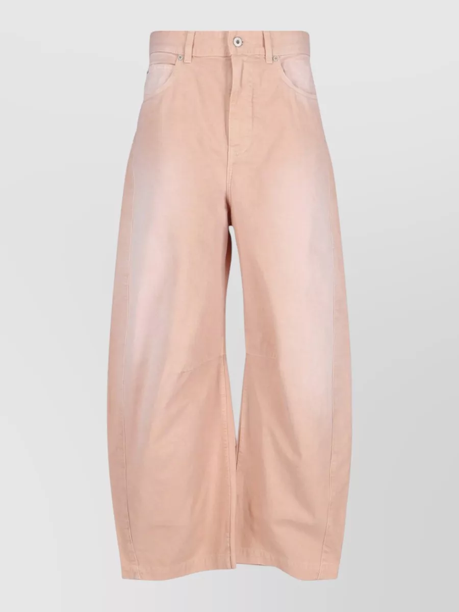 Loewe Paula's Ibiza Cotton Straight-Leg Wide-Leg Trousers