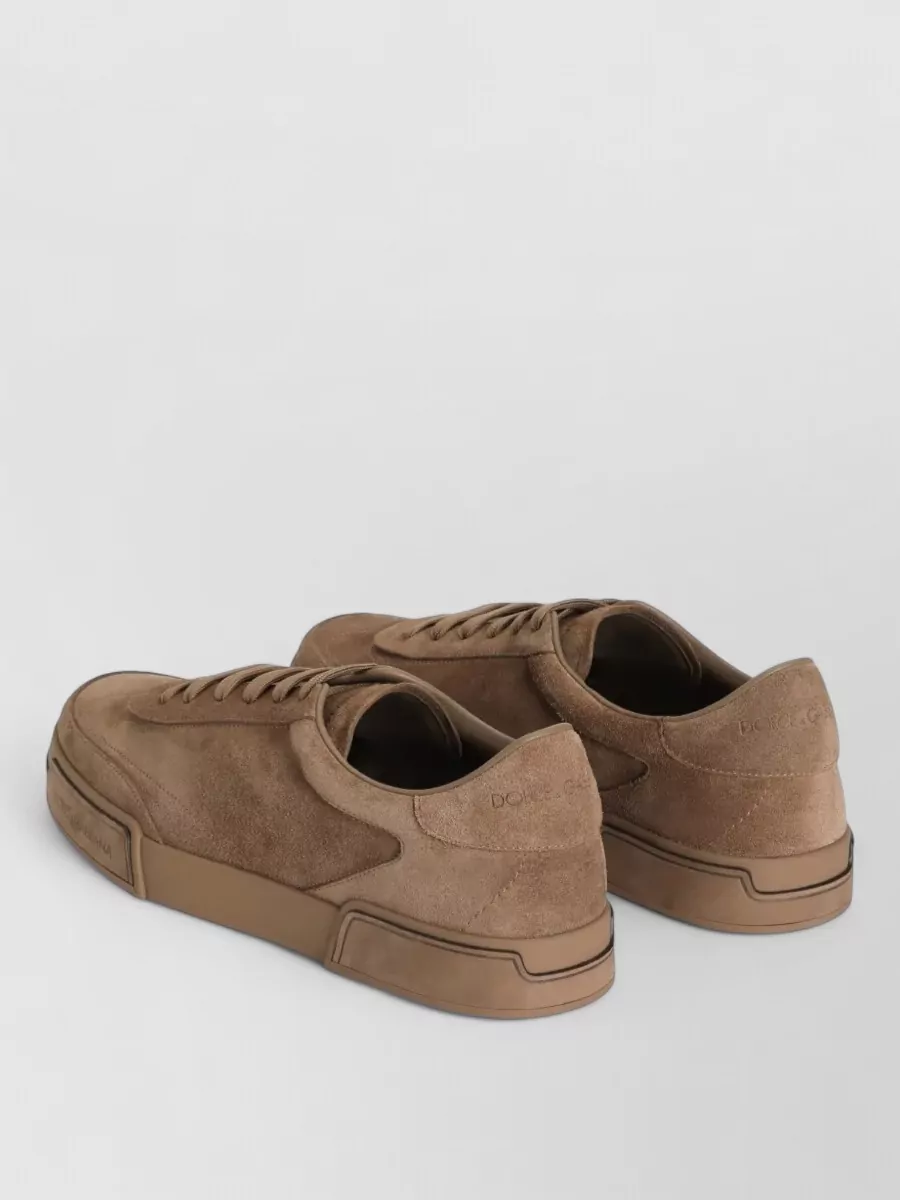 Dolce&Gabbana Derby Sneakers Round Toe Rubber Sole