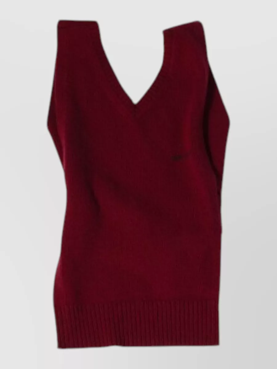 Miu Miu cashmere knitted top