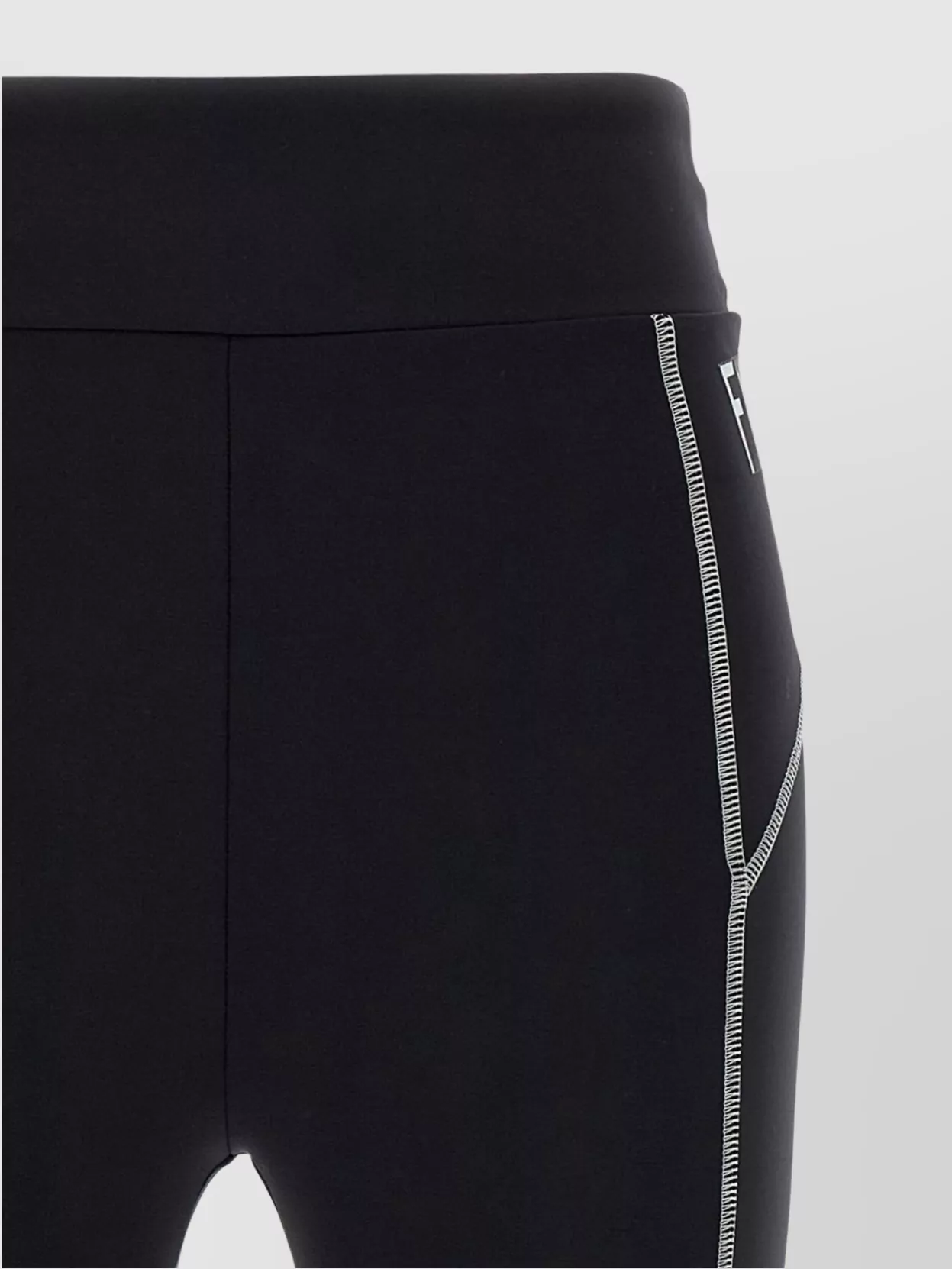 Fendi Leggings With Elastic Waistband And Stitching