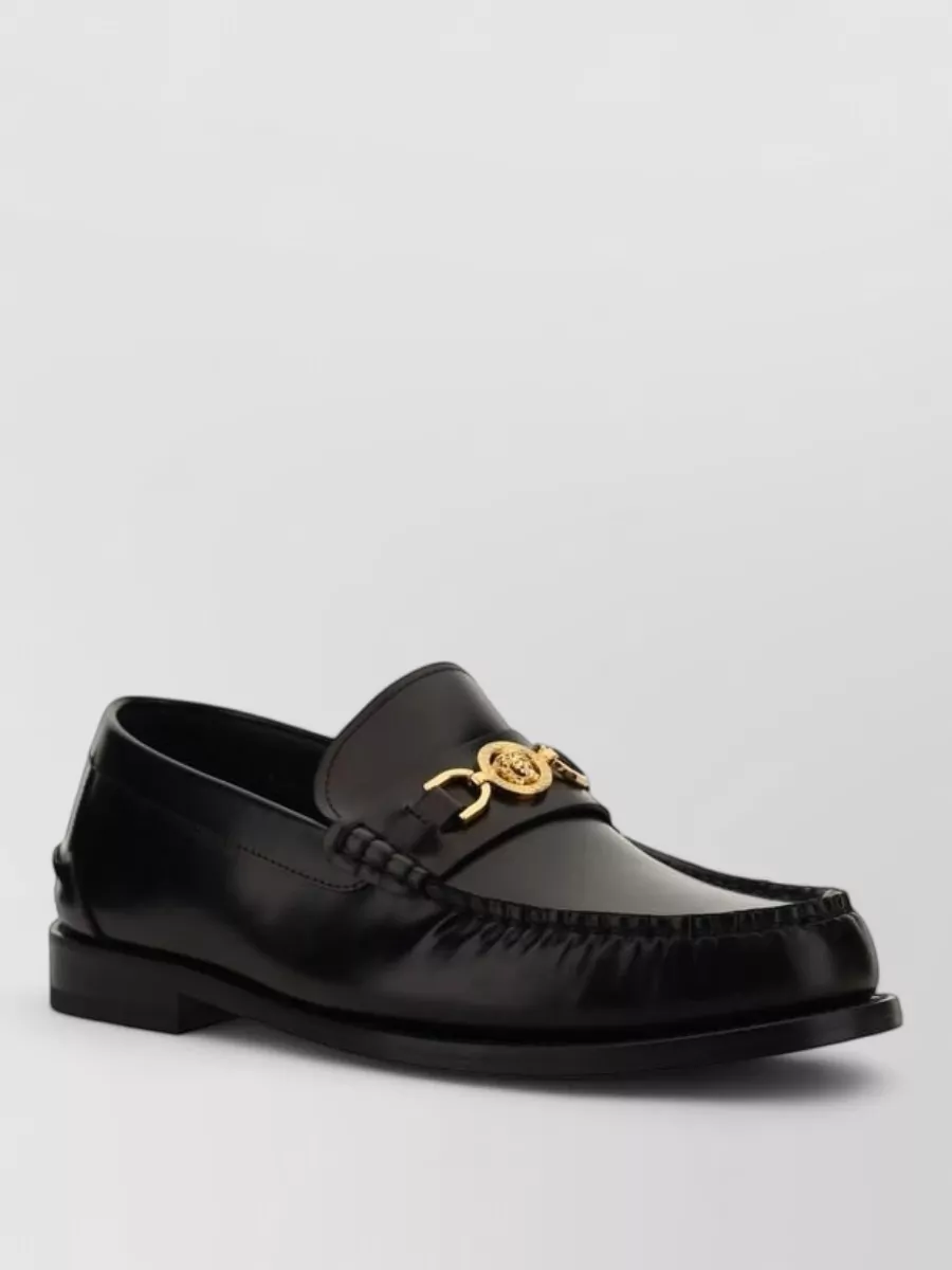 Versace leather loafers