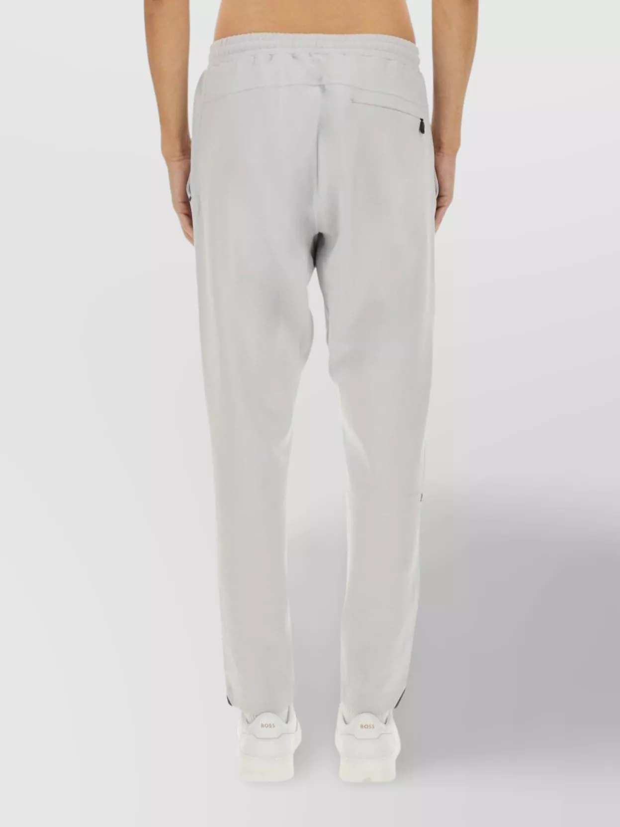 Boss Technical Fabric Trousers Elastic Waistband