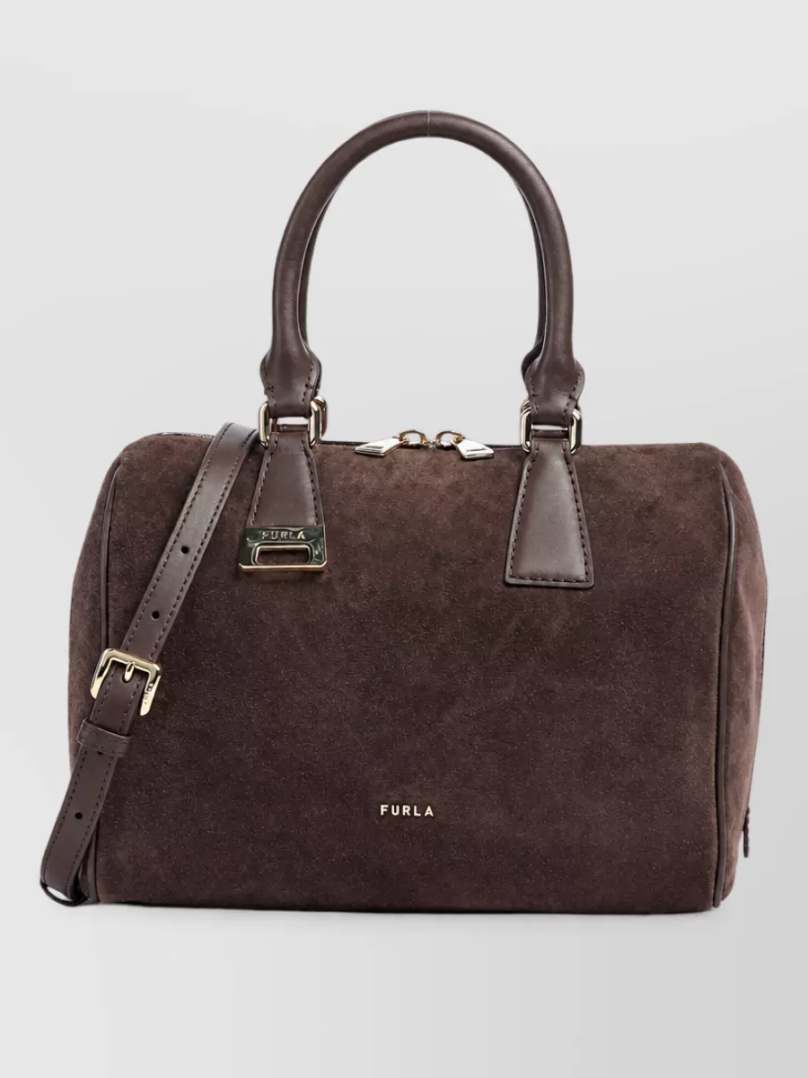 Furla medium leather boston bag