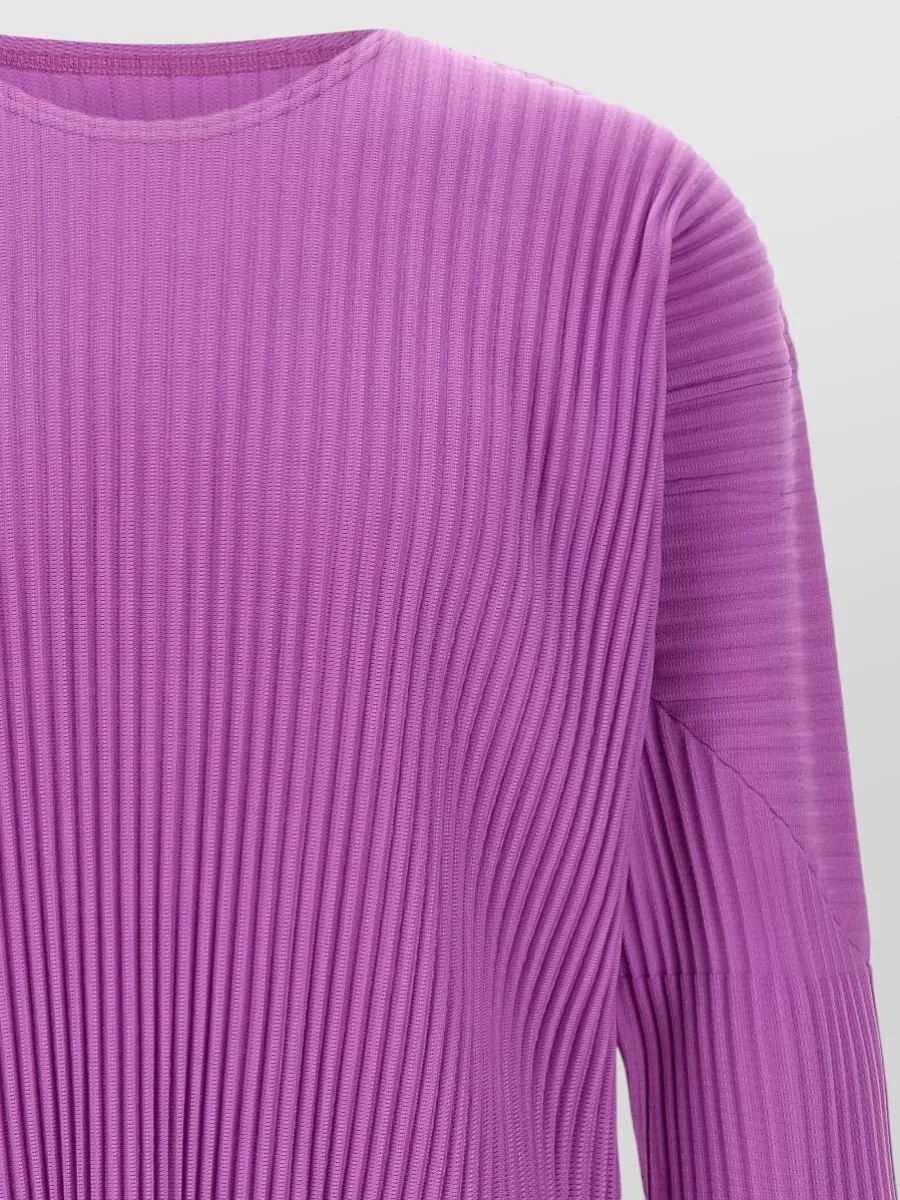 Homme Plisse Issey Miyake Pleated Long Sleeve Top