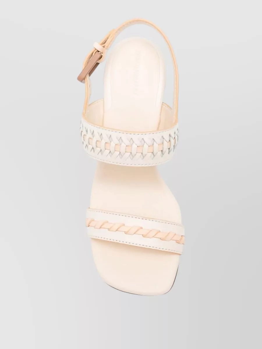 Zimmermann Leather Woven Slingback Sandals